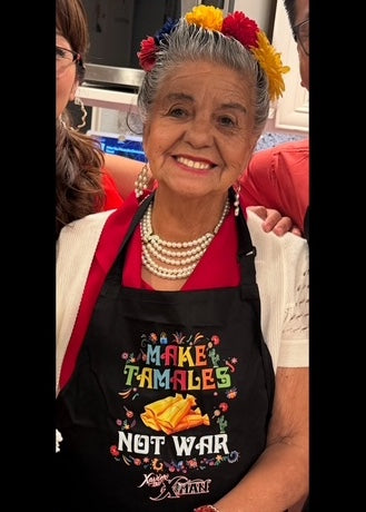 Make Tamales NOT War Apron